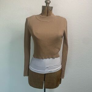 Pull&Bear long sleeve high necked top